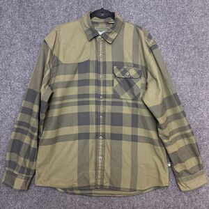 Howler Bros Shirt Mens Large Green Plaid Flannel Long Sleeve Button Up Harker